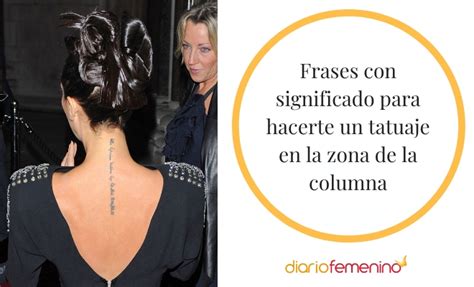 39 frases para tatuarse en la columna: presume de